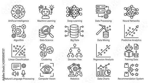 Artificial Intelligence and Machine Learning Outline Collection for Technology Concepts