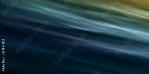 Tableau sur toile abstract streaks of ethereal light in gradient of blues and yellow, hinting at cosmic phenomena or artistic expression