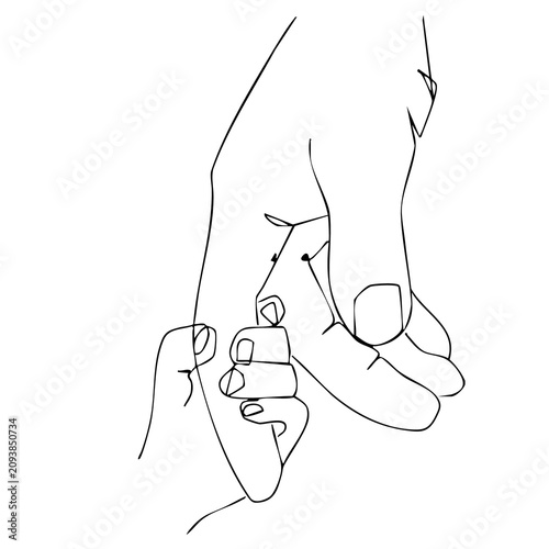 hand drawing sketch of a woman