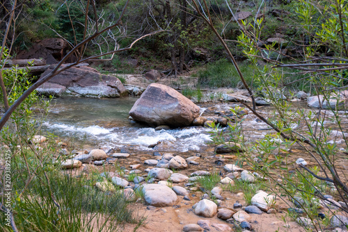 Rocks in the water