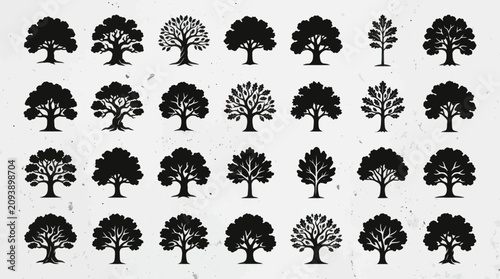 Fotografie Abstract tree pattern design