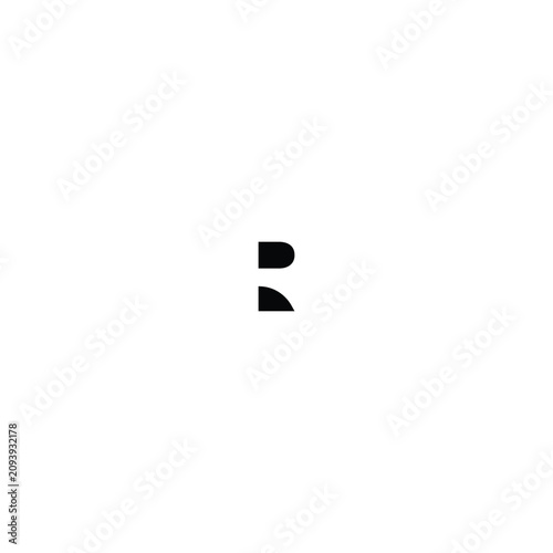 r letter vector logo design concept
