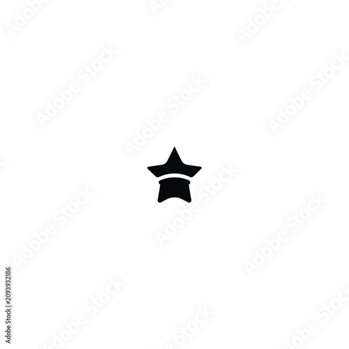 bread star vector logo concept design