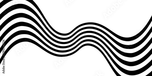 Photos Abstract perspective line stripes with 3d dimensional effect.