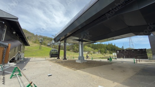 Bild auf Leinwand 長野岩岳スキー場マウンテンバイクMTB場