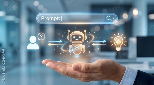 Interactive human computer collaboration workflow representing automated idea generation and creative problem solving for business consulting