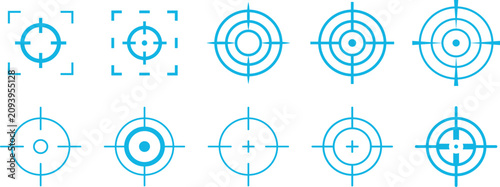 Concept of business goal achievement and strategic planning with target icon vector illustration isolated on transparent background