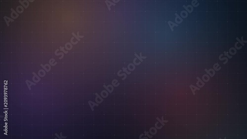 Abstract Elegant Technology Loop with Glowing Digital Particles and Deep Blue Background