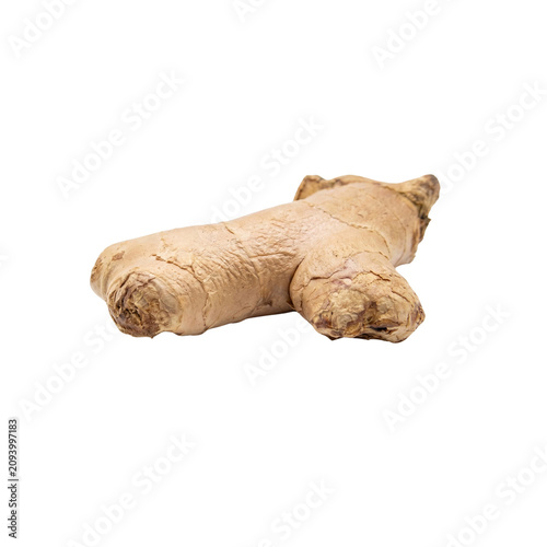 Fresh raw ginger root spice, a healthy cooking ingredient for food and natural remedies