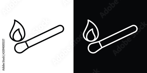 Fotografie matchstick icon