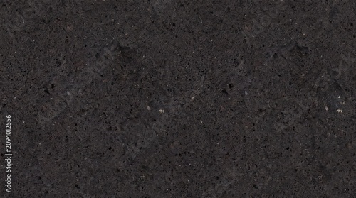 Dark Volcanic Stone Texture Background with Natural Black Rock Surface and Seamless Pattern