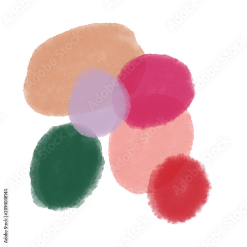 Watercolor Painting Abstract