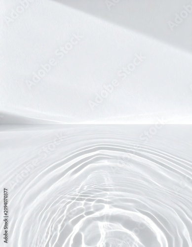 Abstract Ripples on Water Surface with Light Shadows.