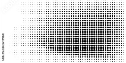 Fotografie Dotted gradient halftone background