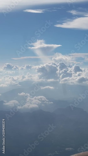 The view before landing on the flight from Bangkok to Phuket.