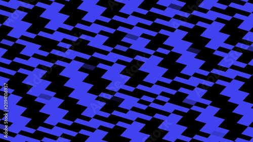 Pixel Looping Geometric Block Background for Digital Presentations