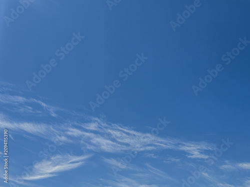 blue sky with clouds