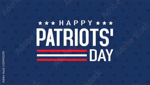 Patriot day banner September 11, 2001 illustration.