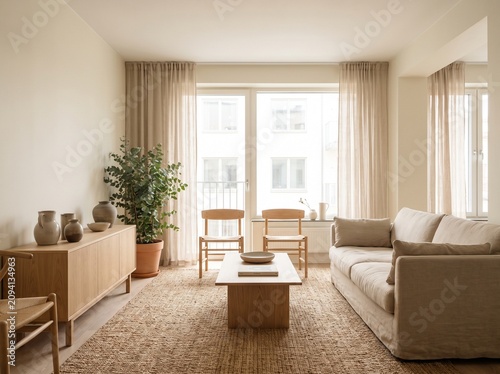 Bright Scandinavian Apartment Interior with Modern Minimalist Living Room

Keywords (49):