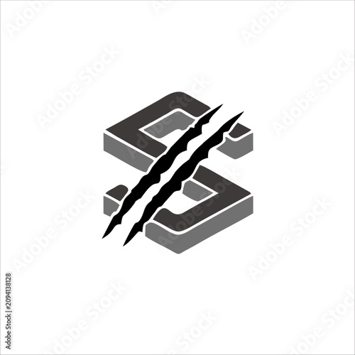 Print Letter 'S' logo design for your name, product, and corporate identity.