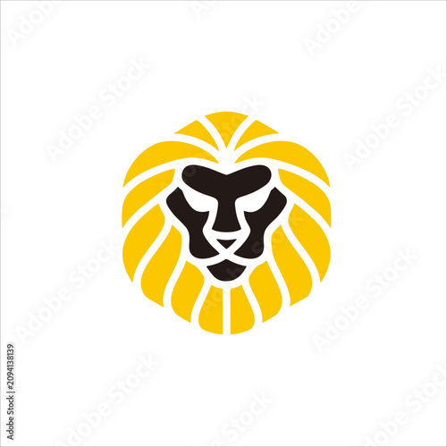 Print Lion character design for a mascot, name, and your company identity.