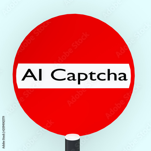 AI Captcha concept