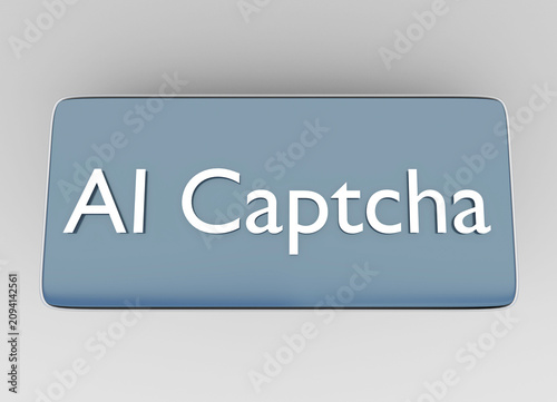 AI Captcha concept