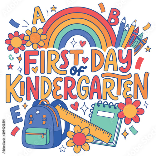 First Day of Kindergarten Quotes, Back to School Design