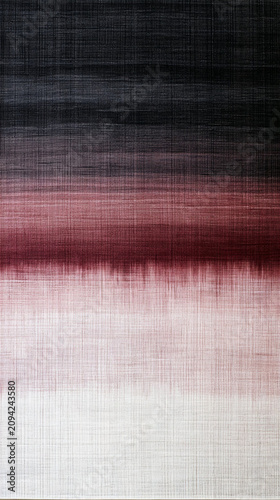 Minimalist Vertical Woven Fabric Design with Rich Earth Tones and Natural Fiber Texture