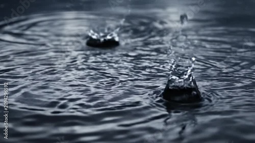 Water Ripples and Droplets in Motion
