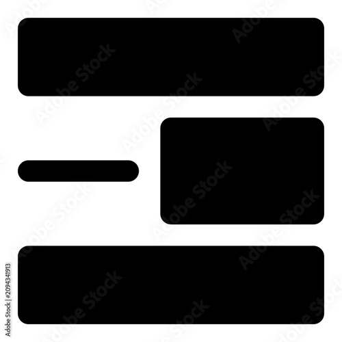 wireframe bold icon set