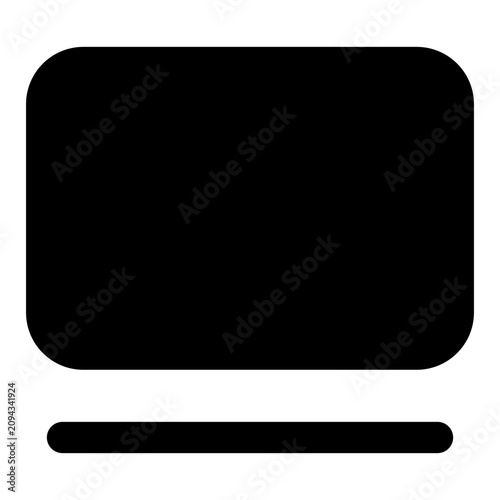 wireframe bold icon set