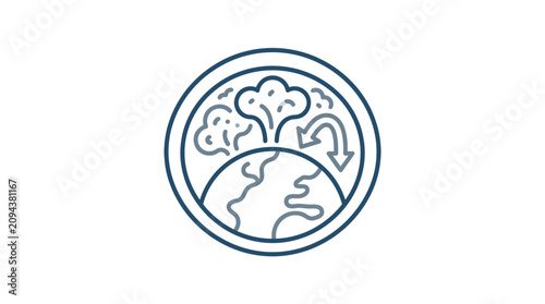 Photos Environmental Pollution Globe Icon