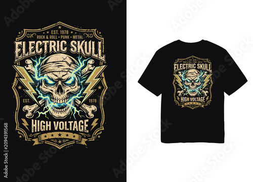 Vintage Phoenix Skull Rise Again Typography T Shirt Design Vector Illustration