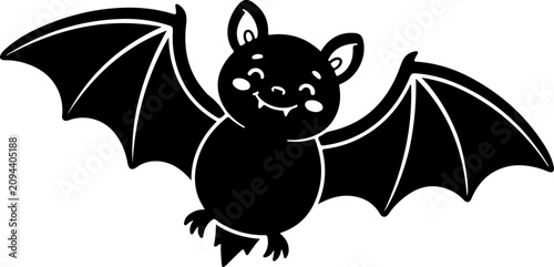 Photography Cute_Halloween_bat_silhouette_202607111959_traced