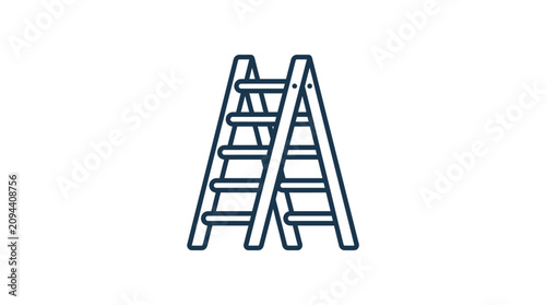 Stepladder Outline Icon