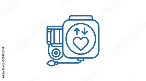 Foto Blood Pressure Monitor Icon