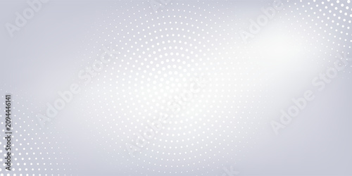 Abstract modern white and gray circle overlapping with halftone background. Minimal style Design. for presentation,banner, cover, web, flyer, card, poster, wallpaper,slide, magazine. Vector EPS10
