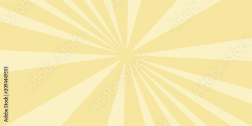 Cuadro en lienzo Background with yellow gradient and concentrated lines interspersed with stars