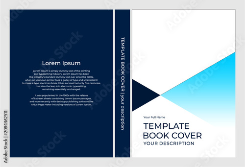 Obraz na płótnie Modern template book cover design.