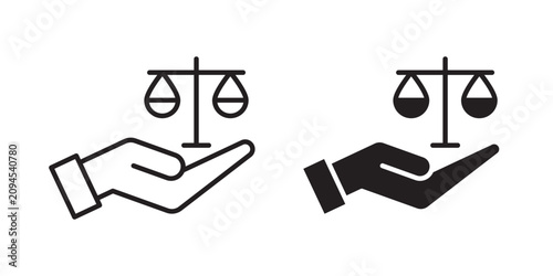 Foto Corporative law icon