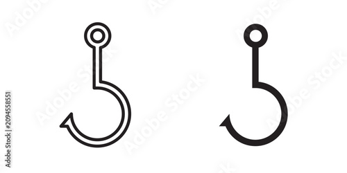 Tableau sur toile Fishing Hook icon
