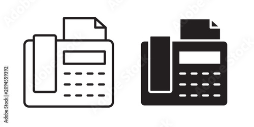 Foto Fax machine icon