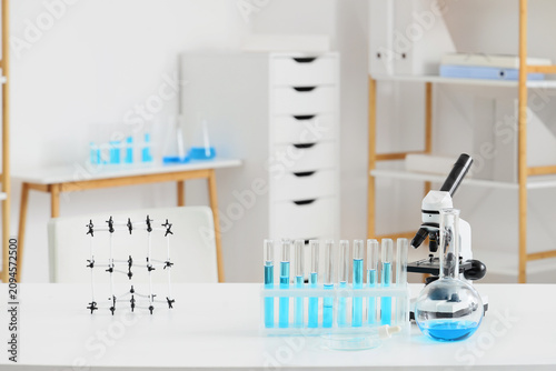 Modern laboratory workspace...