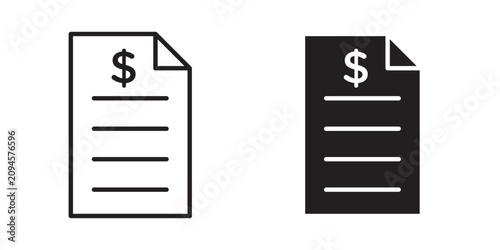 Foto Price list icon