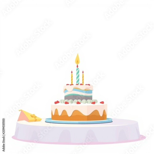Colorful Birthday Party Scene