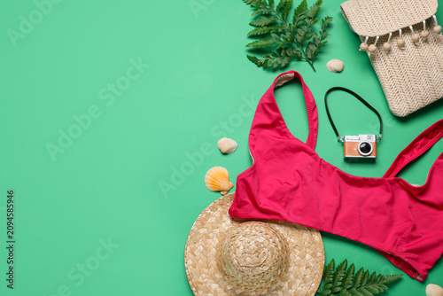 Summer composition with swi...