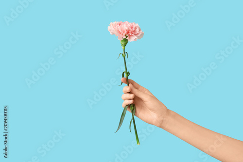 Female hand with beautiful ...