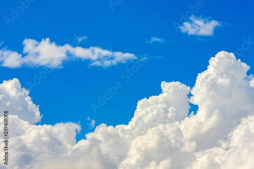 Pattern of clouds on sky in nature background