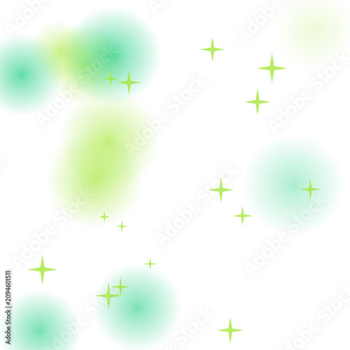 Green bokeh lights and plus signs abstract pattern